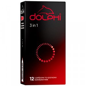 Презервативы Долфи 3 в 1 N12