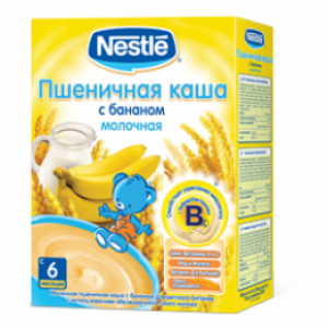 Нестле Каша Молочная Пшеница-банан 250г