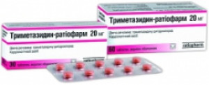 Триметазидин-Ратиоф таб 20мг N60