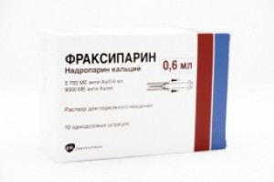 Фраксипарин р-р д/ин 0,6мл шприц N10