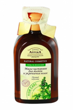 Зеленая аптека Масло для волос касторовое 250мл