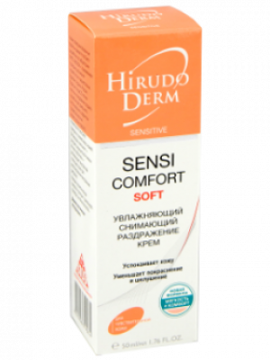 Биокон Hirudo Derm Sensitive Sensi-Comfort Крем успокаивающий снимающий раздражение крем 50мл