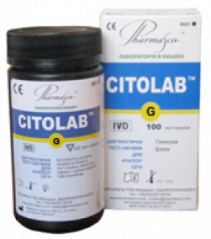 Тест-полоски Citolab G опред/глюкозы N100
