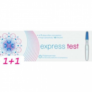 Тест д/опред беремен Express test струйный N1+1