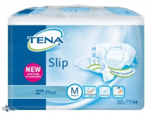 Подгузники для взрослых TENA Slip Plus Medium (дышащ) N30