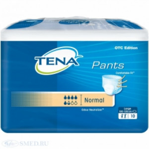 Подгузники для взрослых TENA Pants Normal Large (дышащ) N10