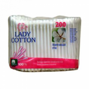 Ватные палочки Lady Cotton пакет N200