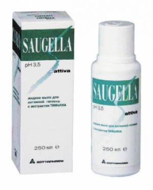 Саугелла Аттива жидкое мыло для интимной гигиены 250мл
