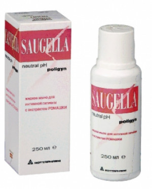 Саугелла Полиджин жидкое мыло для интимной гигиены 250мл