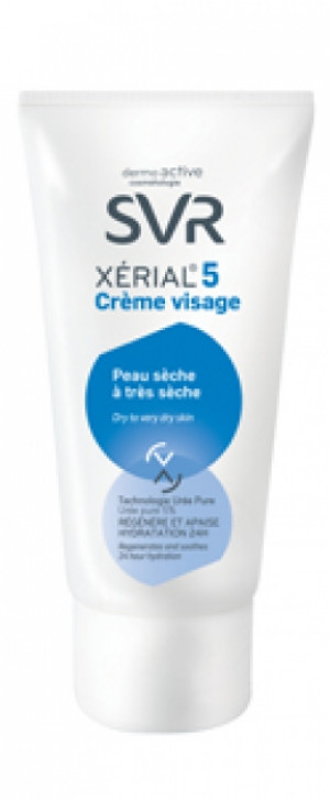 SVR Ксериаль 5 Восстанавливающий и смягчающий крем для сухой кожи лица 50мл 4202