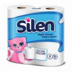 Туалетная бумага SILEN (белая N4)