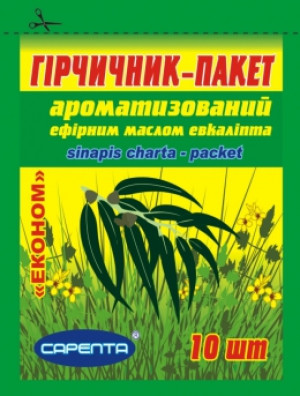 Горчичник-пакет аромат эвкалипта Эконом N10
