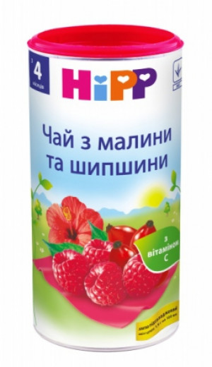 Хипп Чай малина-шиповник 200г 3815