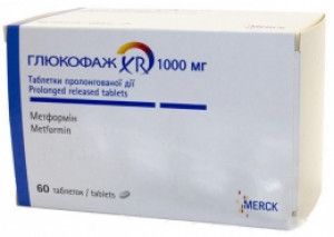 Глюкофаж XR таб 1000мг N30