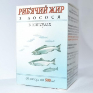 Рыбий жир (лосось) капс 500мг N60