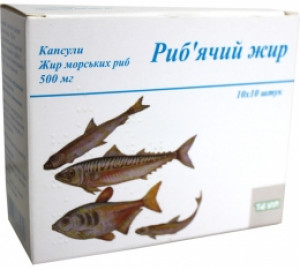 Рыбий жир капс 500мг N100