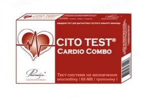 Тест д/опред миоглобина, тропонина CardioCombo (CITO)