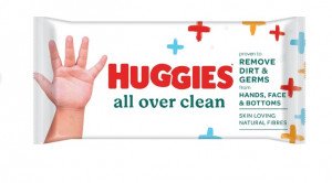 Салфетки влажные Hugies All Over Clean N56