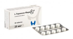 L-Тироксин-Фармак таб 25мкг N50