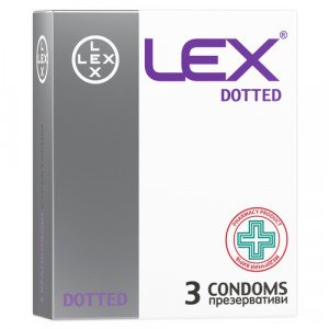 Презервативы Lex с пупырышками N3