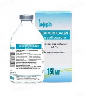 Левофлоксацин фл 0,5% 150мл Инфузия