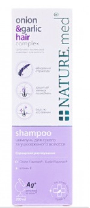 Луково-чесночный Шампунь для сухих волос Nature 200мл