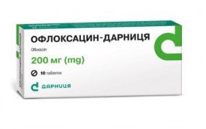 Офлоксацин-Дарница таб 200мг N10