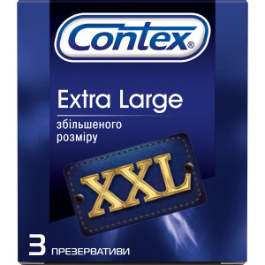 Презервативы Контекс Extra Large увеличенного размера N3