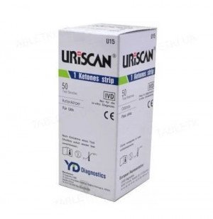 Тест-полоски Uriscan U15 1 д/мочи на кетоны N50