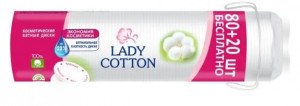 Ватные диски Lady Cotton N80+20