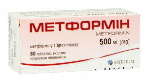 Метформин таб 500мг N60