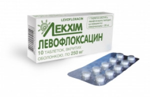 Левофлоксацин таб 250мг N10