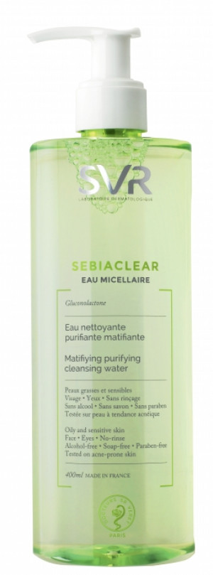 SVR Себиаклер Мицеллярная вода очищающая 400мл 2495