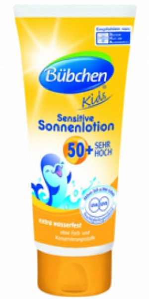 Бюбхен Солнцезащитное молочко для чувствительной кожи SPF-50+ 100мл