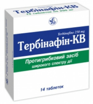 Тербинафин-КВ таб 250мг N14