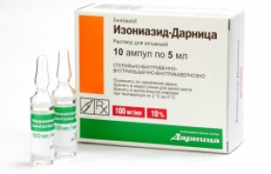 Изониазид-Дарница раствор для инфузий 10% 5мл N10