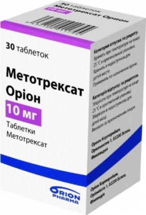 Метотрексат Орион таб 10мг N30