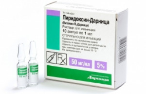 Пиридоксин (витамин В6) Дарница амп 5% 1мл N10