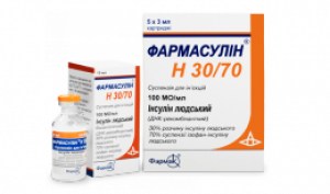 Фармасулин H 30/70 100МЕ/мл фл 10мл