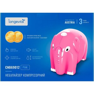 Ингалятор компрессорный Longevita CNB69012 Pink