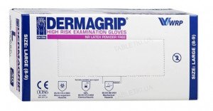 Перчатки н/ст Dermagrip High Risk рL N25
