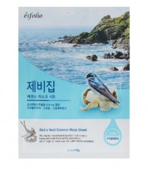 Эсфолио Маска ткан д/лица Птичье гнездо 23 мл (Корея)
