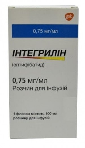 Интегрилин р-р инф фл 0,75мг/мл 100мл N1