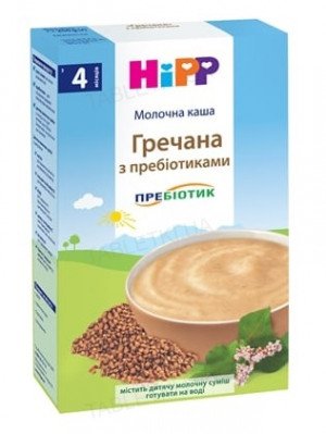 Хипп Каша Молочная гречневая с пребиотиками 250г
