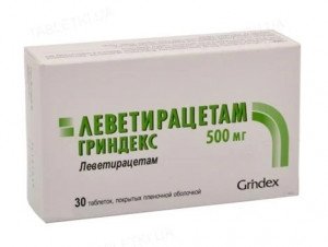 Леветирацетам Гриндекс таб 500мг N30