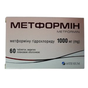 Метформин таб 1000мг N60 КМП