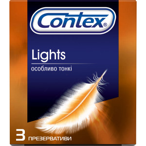 Презервативы Контекс Lights особенно тонкие N3