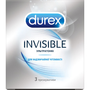 Презервативы Дюрекс Invisible ультратонкие N3