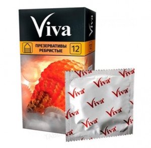 Презервативы Viva N12 ребристые